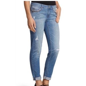 White House Black Market Skinny embellish Jeans 28